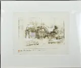 Anton Heyboer, Fantasie voorstelling, Gemengde techniek op papier
