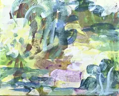 Weerspiegeling by Annemiek de Beer, Acryl op linnen, sold Jan 2025