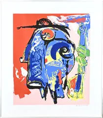Jan te Wierik, Abstract, Lithografie op papier