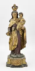 H 49 cm. by Houtgestoken Madonna, sold Jan 2025