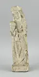 Maria beeld, H 34 cm.