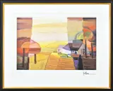Ootmarsum Ton Schulten, Twents coulissen landschap, Lithografie op papier