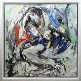 Onduidelijk gesigneerd, Abstract, 1939, Olieverf op linnen