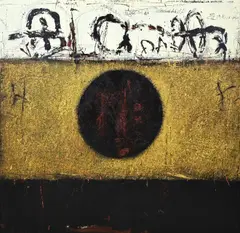 Mariusz Krawczyk, Abstracte voorstelling, Olieverf op linnen