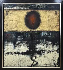 Mariusz Krawczyk, Abstracte voorstelling, 2000, Olieverf op linnen