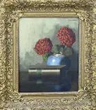 Pieter van Noort, Gemberpot met bloemen en boek