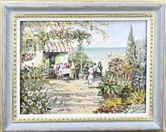 A. Wendehals, Strandgezicht, Olieverf op linnen