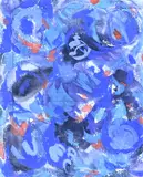 F. Littna, Abstract, Gouache op papier