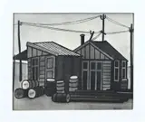 Klaas Bernink, Werkketen, Pastel op papier