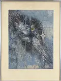 Krishna Reddy, Jelly Fish, Lithografie op papier