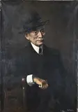 Fedor van Kregten, Portret heer, Olieverf op linnen