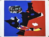 Edmondo Bacci, Abstract, Gouache op papier