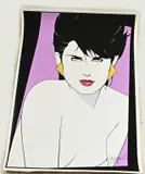 Patrick Nagel, Damesportret, Lithografie op papier