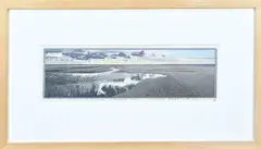 S. Dijkstra, Noordkaap Terschelling, Kleuren houtsnede op papier