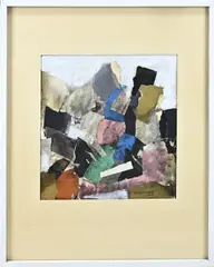 Otto Hetterscheid, Abstract, Gemengde techniek op papier