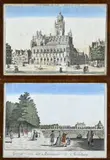 Middelburg by 2x 18e Eeuwse Hollandse gravure, Middelburg, 2x 18e Eeuwse Hollandse gravure, Middelburg, sold Jul 2024