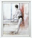Albert Buikema, Jazz ballet danseres, Olieverf op linnen