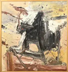 Bernd Bevers, Abstract (Apocalypse Twenthe), Olieverf op linnen