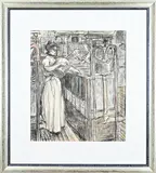 Jan Toorop, Dames in de fabriek, Lithografie uit 1905