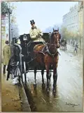 Paul Juang, Koets met figuren in Parijs, Koets met figuren in Parijs