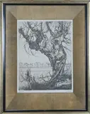 Anton Pieck, Knotwilg, Ets op papier