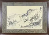 Anton Pieck, Duinen, Ets op papier
