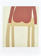 Klaas Gubbels, '89, Printed Art no. 6, Litho op papier