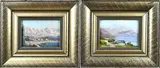 Onduid. gesign., Pendant, Berglandschappen, Olieverf op paneel