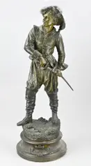 Groot antiek Frans figuur, 1900