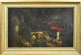 Theo Goedvriendt, Stilleven paddenstoelen, Olieverf op linnen