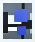 Klaas Bernink, Abstract, 1957, Acryl op paneel