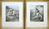 Oosters pendant, Arabische voorstelling, Lithografie op papier