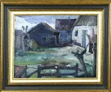 Harry Kuyten, Boerderij, Olieverf op linnen