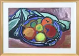 Klaas Bernink, Stilleven, 1951, Gouache op papier