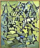 Eef de Weerd, Abstract, 1987, Olieverf op linnen