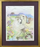 Judith Werdmüller von Elgg, Blue Mountains, Kleurets op papier
