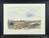 H. Chabot, 't IJpolder, Gemengde techniek op papier