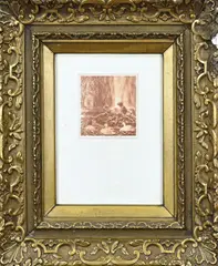 Gaston La Touche, Dames met zwanen, Kleurets op papier