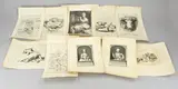 17e - 18e Eeuw by Tien stuks diverse 16e - 17e en 18e eeuwse gravures, Tien stuks diverse 16e - 17e en 18e eeuwse gravures, sold Jan 2024