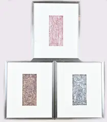 Drie werken van Eef de Weerd, Abstract, Viltstift op papier