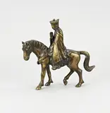 18 cm. by Chinese bronzen sculptuur, sold Jan 2024