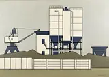 Klaas Bernink, Industrie Deventer, Acryl op linnen