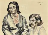 Jan Willem Sluiter, Moeder met dochter