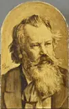 Fransiscus Hermanus Bach, Heren portret, Olieverf op linnen