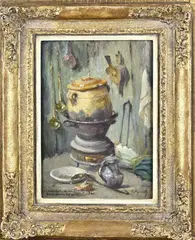 Maurice L. Monnot, Stilleven, Olieverf op paneel