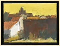 C.H. Buit, Landschap, 2000, Olieverf op linnen