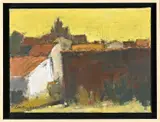 C.H. Buit, Landschap, 2000, Olieverf op linnen