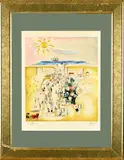 Nachum Gutman, Stadsgezicht, Litho op papier