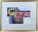 Hans van der Lek, Abstracte compositie, Gemengde techniek/collage op papier