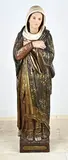 Houtgestoken heilig figuur, H 162 cm.